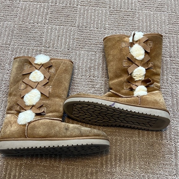 Ugg koolaburra bow chestnut brown size 9 - Picture 6 of 8